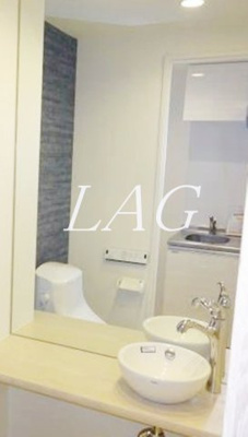 【洗面所】 | アザーレ・パッシオ生田A | 独立洗面台です。