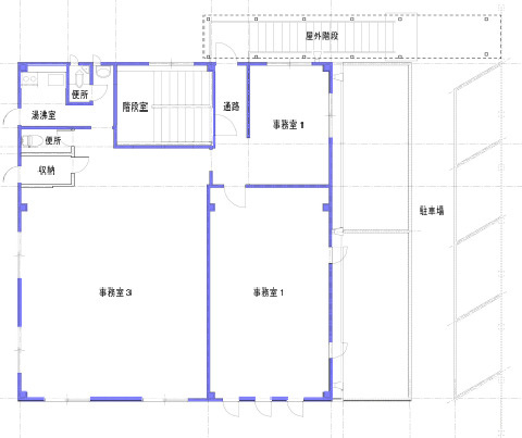 【間取り】 | 皇徳寺事務所２F