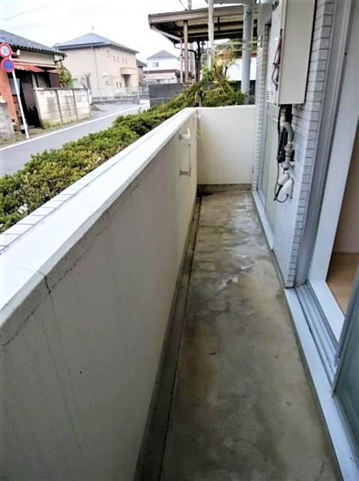 ＮＫパレスⅢのバルコニー