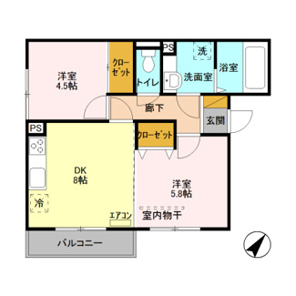 【間取り】 | アイリス錦町