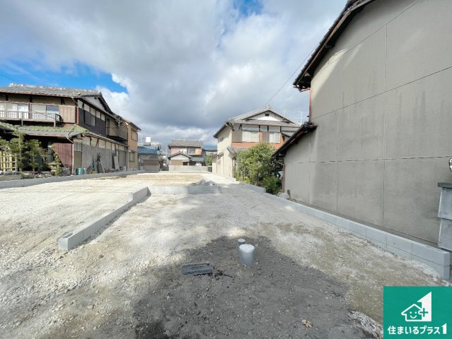 京都市山科区川田西浦町　第1期　新築一戸建ての外観|現在の進捗状況です！順調に作業進行中、完成が待ち遠しいです！詳細の間取り等、お気軽にお問い合わせください！