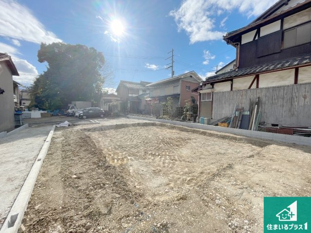 京都市山科区川田西浦町　第1期　新築一戸建ての外観|現在の進捗状況です！順調に作業進行中、完成が待ち遠しいです！詳細の間取り等、お気軽にお問い合わせください！