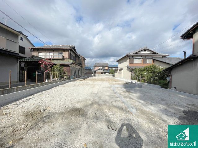 京都市山科区川田西浦町　第1期　新築一戸建ての外観|現在建築中！落ち着いた街並みで新生活を始めることが出来そう！周辺の物件も併せてご紹介させて頂きます！