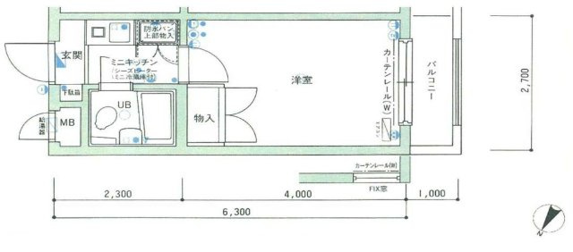 【間取り】 | ダイアパレス淵野辺 | ワンルームは一人暮らしに最適で家賃を抑えやすく掃除も楽な点が魅力です。生活空間がコンパクトにまとまるため、動線が短く、生活しやすいです。家具の配置も工夫次第で個性を出しやすく、自由な空間を楽しめます。