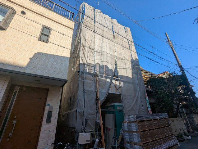 江戸川区平井６丁目の新築戸建の外観|2025年11月撮影