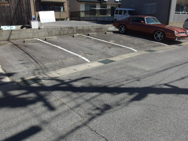 パームハイツの駐車場