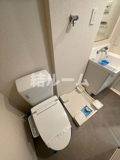 北区田端新町２丁目の賃貸マンションのトイレ