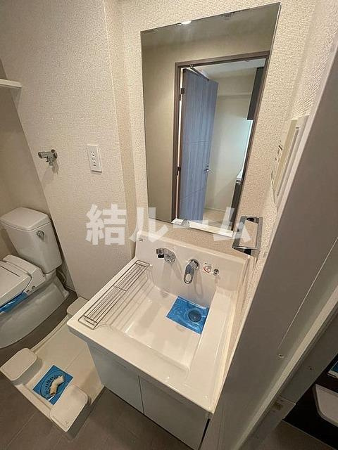 北区田端新町２丁目の賃貸マンションの洗面所