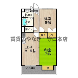 【間取り】 | ブランドールMⅢ