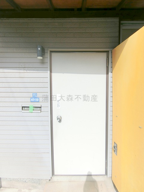 東馬込戸建の玄関