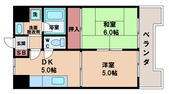 【間取り】 | ロイヤルハイツ南栄