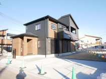 甲斐市下今井 オール電化新築戸建全2棟 1号棟 北西角地の画像