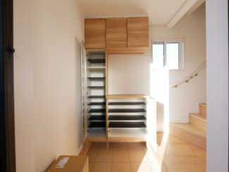 【セキュリティ】 | 甲斐市下今井 オール電化新築戸建全2棟 1号棟 北西角地 | モニター付きインターフォン