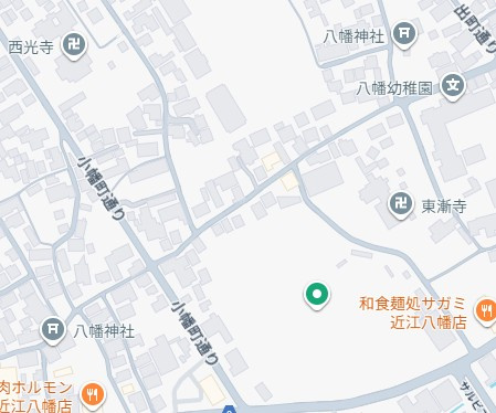 近江八幡市桜宮町　第1期　新築一戸建ての地図