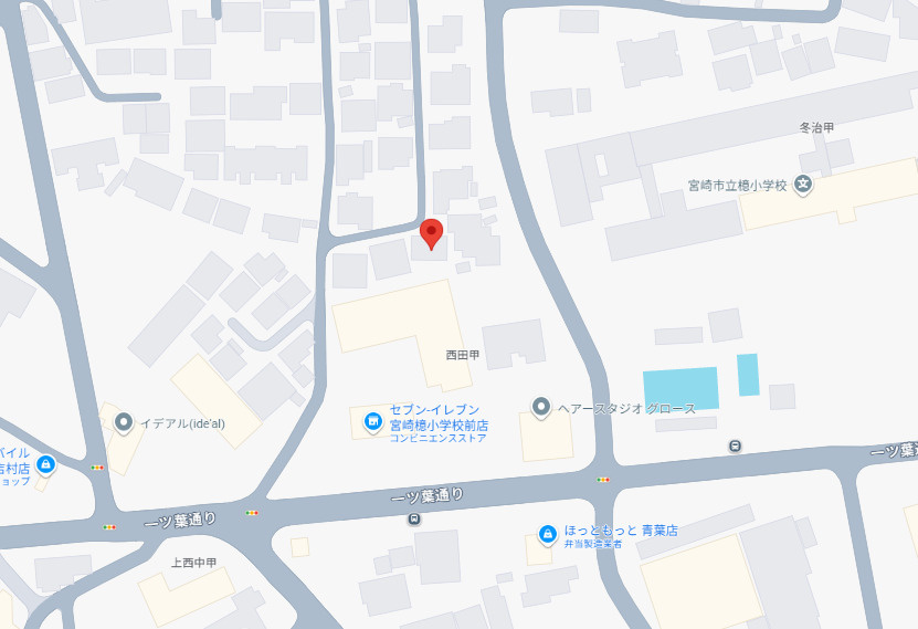 吉村町西田　売地の地図