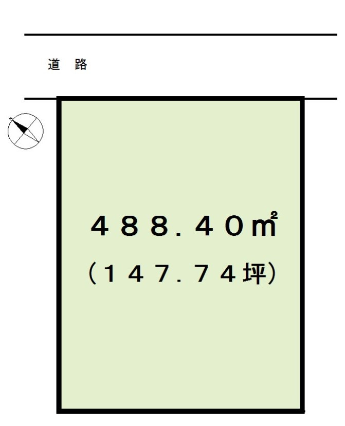 下高野売地2区画の土地図
