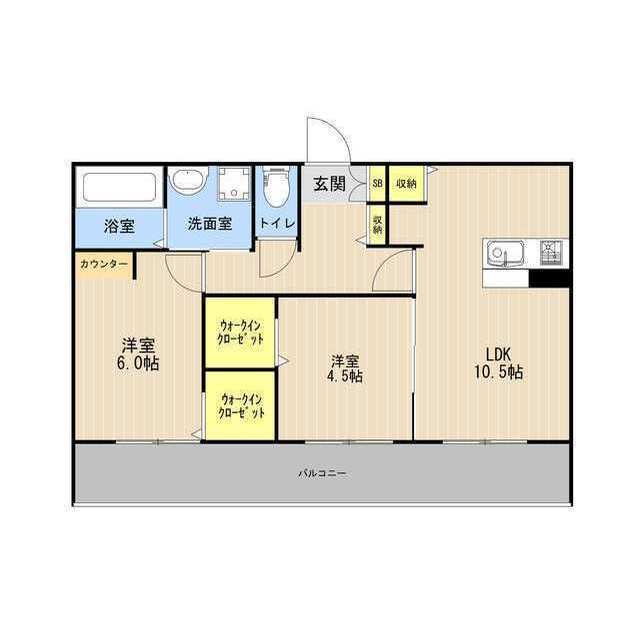 セキュレア合志の間取り