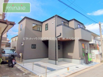 リビング19帖　パントリーからキッチンへ　東菅野5　全4棟　4号棟の画像