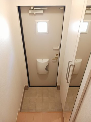 ベルメゾンの玄関|落ち着いた玄関です