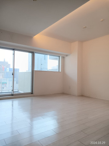 ポレスター平和大通りプレミアムレジデンスの居間・リビング