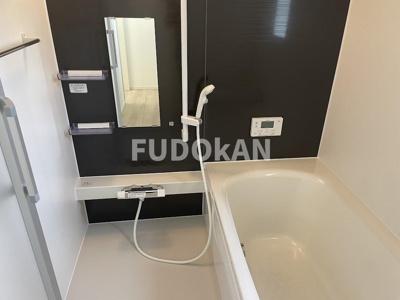 【浴室】 | 山辺町山辺第12【新築建売】1号棟 | 広々浴室は、ゆったりとくつろいで疲れを癒す空間です。