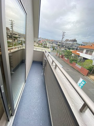 明石市大蔵谷奥　新築戸建1号棟のバルコニー