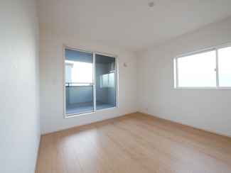 【洋室】 | 甲斐市下今井 オール電化新築全2棟 2棟 南道路 ラザ4分 | 2階7帖洋室