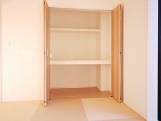【収納】 | 甲斐市下今井 オール電化新築全2棟 2棟 南道路 ラザ4分 | 1階和室の収納