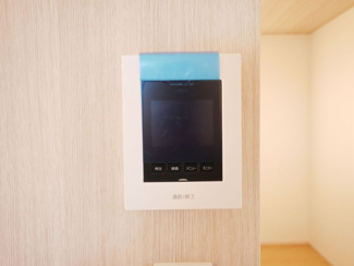 【セキュリティ】 | 甲斐市下今井 オール電化新築全2棟 2棟 南道路 ラザ4分 | モニター付きインターフォン