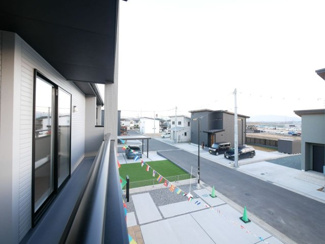 【展望】 | 甲斐市下今井 オール電化新築全2棟 2棟 南道路 ラザ4分 | バルコニーからの眺望