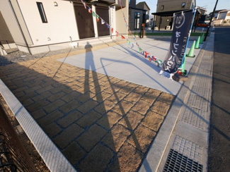 【庭】 | 甲斐市下今井 オール電化新築全2棟 2棟 南道路 ラザ4分 | お庭