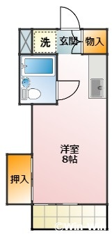 ユトリロ北山の間取り