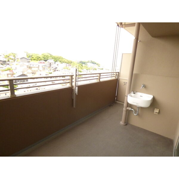 ミッドシティガーデン東岡崎のバルコニー