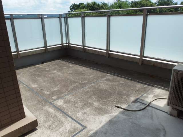 ミッドシティガーデン東岡崎のバルコニー