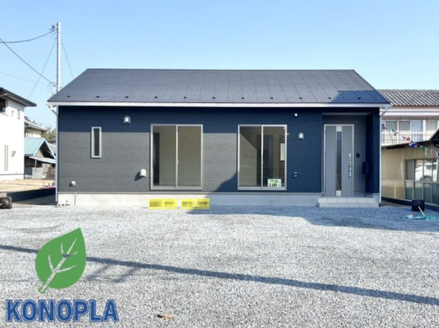 【新築戸建】上里町大御堂第4の外観|■外観（2号棟）｜土日のご見学はもちろん、平日・夜間のご案内も大歓迎です♪「今から見たい」や「仕事終わりに見たい」にもご対応できますのでお気軽にお問い合わせください♪