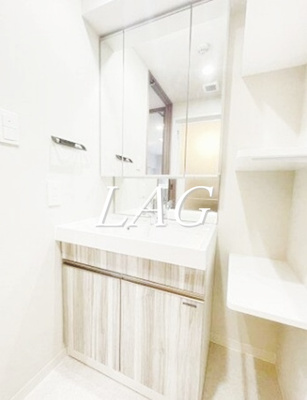 【洗面所】 | ディアレイシャス赤羽 | 独立洗面台になります。