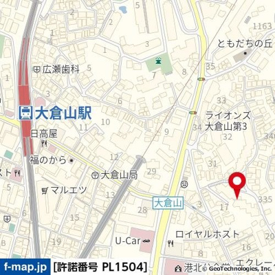 【地図】 | グローリア初穂大倉山