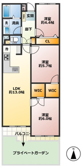 【間取り】 | 武蔵小金井サンハイツ