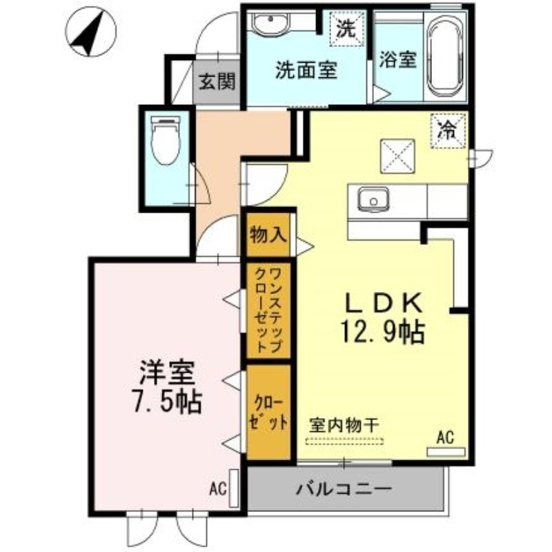 リヴェールの間取り