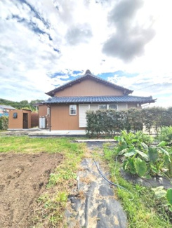【庭】 | いすみ市岬町椎木　中古戸建 | 敷地約625坪5LDK平屋敷地内に納屋付きウッドデッキ 家庭菜園・ドックラン・バーベキューが可能です