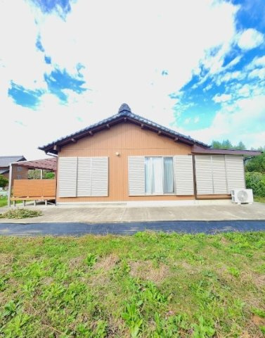 いすみ市岬町椎木　中古戸建の外観|敷地約625坪5LDK平屋敷地内に納屋付きウッドデッキ 家庭菜園・ドックラン・バーベキューが可能です