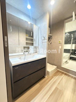 【洗面所】 | 【ペット共生・ZEHマンション】Maison de Mine Nagai Parc Est.・旭化成ヘーベルメゾンHEBEL HAUS | 洗面所です