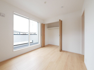 【洋室】 | 甲府市山宮町 新築戸建 全2棟1号棟 三方角地 敷地83坪 | 5.25帖洋室