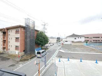 【展望】 | 甲府市山宮町 新築戸建 全2棟1号棟 三方角地 敷地83坪 | バルコニーより南側を望む