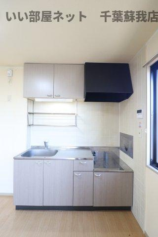 グリーンパーク白旗　Ａのキッチン|使いやすいキッチンです