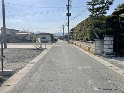 【前面道路含む現地写真】 | 【全6区画分譲地】　山形市東志戸田