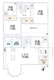 【間取り】 | 袖ケ浦市袖ヶ浦駅前　中古戸建　袖ヶ浦駅