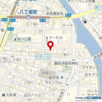 【地図】 | プレール・ドゥーク銀座ＥＡＳＴⅢ