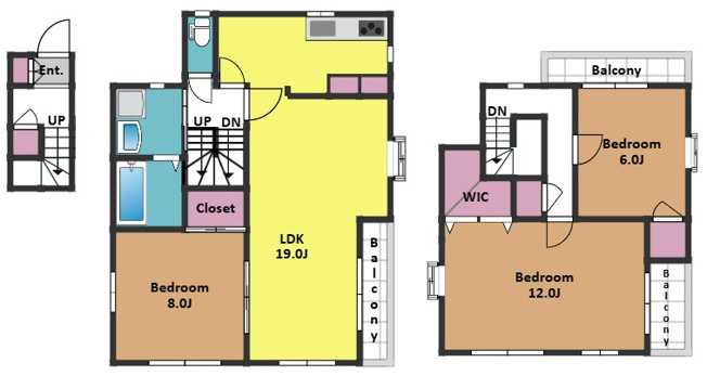 【間取り】 | Residence広尾 | 広々3LDK