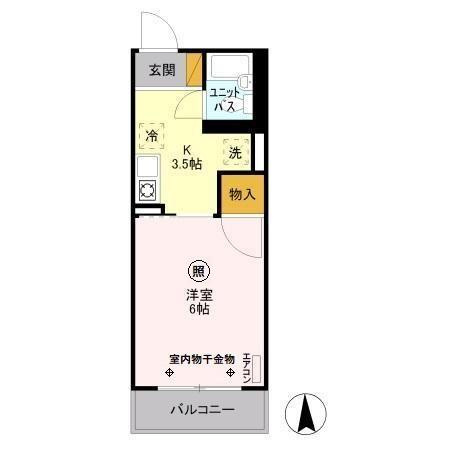 ドミトリー中浦和の間取り